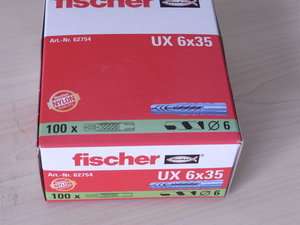 Fischer Dübel UX 6 UX 8 UX 10  