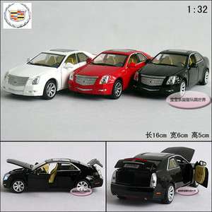 New Cadillac 132 CTS Alloy Diecast Model Car With Sound&Light Red 