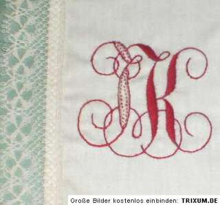 145/wunderschönes Sticktuch ABC Tuch Mustertuch um 1910  