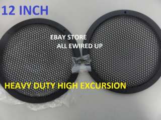   Inch Heavy Duty High Excursion Subwoofer Speaker Classic Grill Grills
