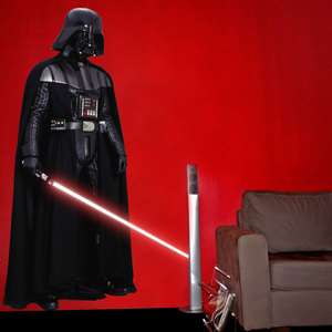 Star Wars Lebensgroß Wandtattoo Darth Vader 2,0 m Wandsticker Poster 