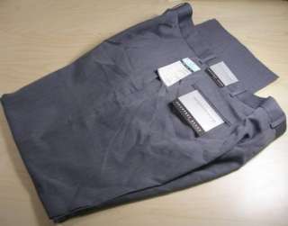 GEOFFREY BEENE NEW Bankers Dress Pants grey 40 x 32  