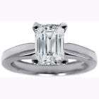 71 Carat Emerald Diamond Engagement Ring E IF