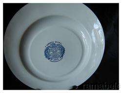 Liberty Blue Staffordshire Colonial Scenes Dishes (5)  