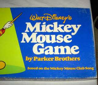 1976 WALT DISNEYS MICKEY MOUSE GAME BY PARKER BROS.  