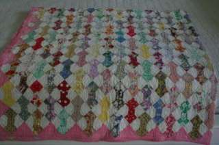   BOWTIES Cutter QUILT Calico FEEDSACK Tiny 8 STITCHES per INCH  