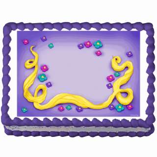 Tangled Rapunzel DecoSet Edible Background Cake Image  