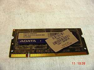 ADATA ADOVF1A083FE 1GB 1RX8 PC2 6400S 666MHz Laptop Memory  