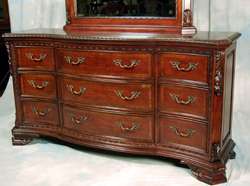 Classic Old World Chest of Drawers with Mirror  