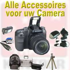 Accus, Kabels en opladers voor uw Camera en camcorder   Canon, Casio 