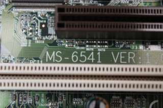 MSI MS 6541 HP Compaq 289767 001 Socket 478 Motherboard  