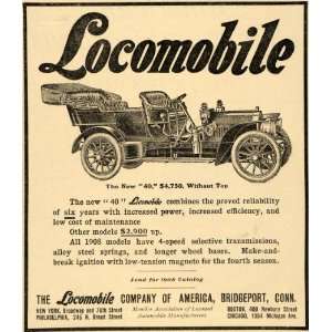   America Automobile Car Bridgeport   Original Print Ad