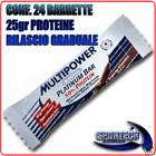 BARRETTE PROTEICHE MULTIPOWER 50% 50g   25g PROTEINE