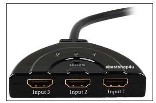   NEW HDMI 3 In 1 Out Auto Switch HUB. Smart, automatic operation 