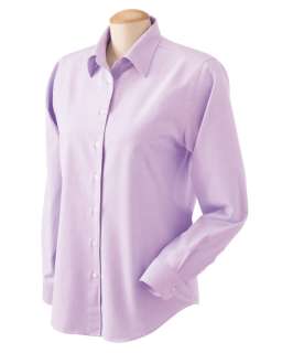 Devon & Jones Classic Ladies Noble Pima Oxford Shirt. D650W  