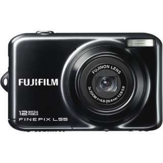 Bundle  Fuji L55 Camera Black 12MP 3x Optical Zoom 2.4LCD+case+2GB 