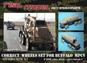   Buffalo MPCV   Correct wheels 1/35 Real Model A193