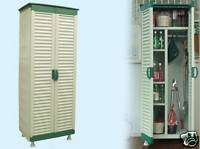 ARMADIO GARDEN RESINA ESTERNO PORTASCOPE CM.70X48X189H