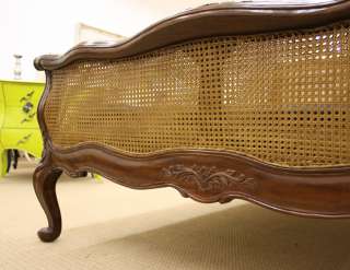 French Style Furniture Rattan Scroll Bed Kingsize  