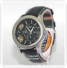 fossil mens twist black dial leather watch me1079 luogo stati