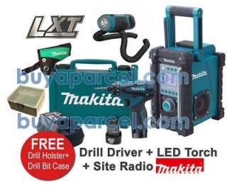 Makita LXT 10.8 Lithium Ion Drill Driver + BMR100 Radio  