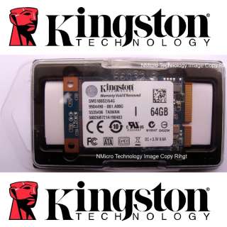 Kingston mSATA SMS100S2/64G 64GB 64G actual 60GB 60G MS100 SSD 255MB 