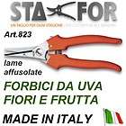 STAFOR FORBICE PER UVA FINE per Cogli Uva Frutta Agrumi Made In Italy 