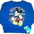 NEW Disney Mickey Mouse Boys Sweatshirt Shirt 18 Months 3T Fleece 