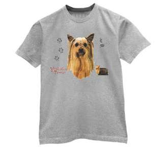Yorkshire Terrier T Shirt Dog cute animals race love  