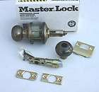 Master Lock Antique Brass Dover Door Knob Hardware Priv