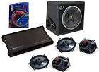 Kicker Zr360 Car Amplifier And 12 Kicker Comp Speakers With Box 