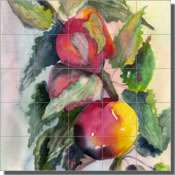 Phyllis’s wondrously colorful watercolors and mixed media are “a 