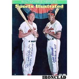 Ironclad Baltimore Orioles Brooks Robinson & Frank Robinson 16X20 