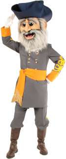 General Mascot Costume  Civil War General Mascot Costume
