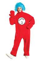Dr Seuss The Cat in the Hat Adult Costume for Halloween   Pure 