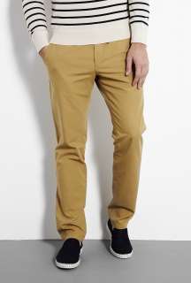 Mustard Cotton Canvas Chinos by A.P.C