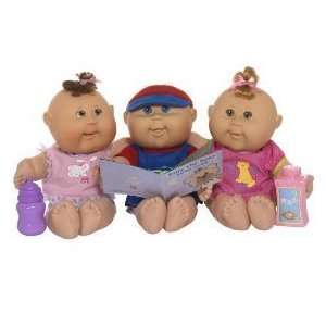   Cabbage Patch Kids Newborns   Caucasian Girl with Brown Hair Toys