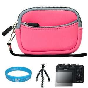  Pink Mini Glove Protective Neoprene Sleeve Carrying Case for Nikon 
