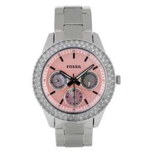   ES2946 Stainless Steel Analog with Pink Dial Watch Fossil Watches