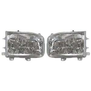   Pathfinder Headlights Headlamps Head Lights Lamps Pair Set Automotive