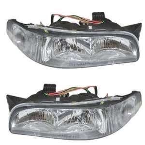 97 99 Buick LeSabre Headlights Headlamps with Cornering Lights Lamps 