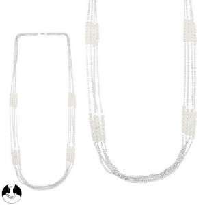   Necklace Long Necklace Strass Crystal/Metal Winter Women Night Bird