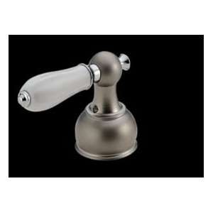DELTA Two Porcelain Lever Handle Kit W/ White Accents H212NC Pearl 