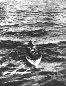 RMS TITANIC CARPATHIA WOODEN LIFEBOATS RARE PHOTO 1912 WHITE STAR 
