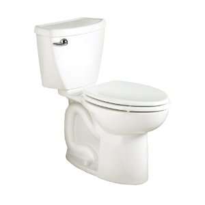   Right Height Elongated Two Piece Toilet with 14 Inch Rough In, White