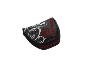 New   Odyssey Mallet Tropic Black Golf 2 Ball Putter Cover  