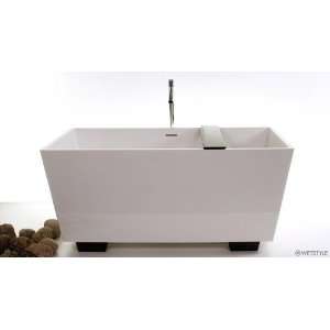 Wetstyle BC0802 W PC G CALLI 2 Bath 60 X 30   Free Standing   White