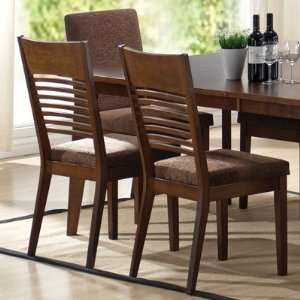   Grada Side Chair in Multi Step Rich Cherry [Set of 2]