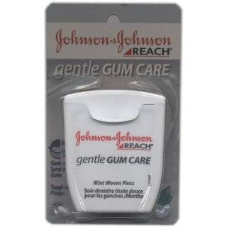   and Johnson Reach Gentle Gum Care, Mint Woven Floss, 50 yd (Pack of 2