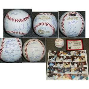 2005 Chicago White Sox Team Signed Rawlings World Series Baseball w/27 